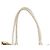 Borsa a spalla in nylon beige crema e pelle di vitello Prada - vista 3