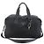 Borsa da viaggio Boston Duffle in nylon nero con logo Prada, 2 modi