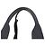 Borsa da viaggio Boston Duffle in nylon nero con logo Prada, 2 modi - vista 2