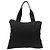 Bolsa Boston de nylon preto com logo Prada - vista 2