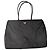 Borsa a spalla in pelle di vitello nera con logo in nylon Prada Nero