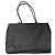 Borsa a spalla in pelle di vitello nera con logo in nylon Prada Nero - vista 3