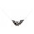 Autre Marque Collana Bat in Diamanti Au750 Nero Bianco