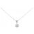 Autre Marque Au750 Diamond Necklace Silvery