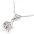 Autre Marque Au750 Diamond Necklace Silvery - view 4