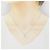 Autre Marque Collana con diamanti a tre pietre in oro bianco Au750 Argento - vista 6