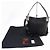 Autre Marque Borsa a mano 2 in 1 in pelle di coccodrillo Beaugrand Nero - vista 2