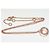 Bulgari Collana Pendente B.zero1 in Oro Rosa 18K e Ceramica Bianca Bvlgari 346082 D'oro - vista 3