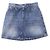 Falda Mini de Denim de Algodón Christian Dior 422J21A3830 Azul