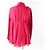 Langarm-Strickbluse aus Wolle und Polyester Sacai 21-05830 Pink Rot - Ansicht 4