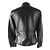 Giacca Racer Uptown in pelle di pecora Coach Nero - vista 3