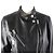 Giacca Racer Uptown in pelle di pecora Coach Nero - vista 5