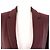 Leder-Schafwoll-Polyesterjacke Versus Versace Braun Schwarz Bordeaux - Ansicht 4