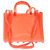 Melissa Borsa "Jelly" arancione in PVC - vista 2