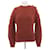 Lanvin Roter Wollpullover mit geknöpftem Schulter  - Ansicht 1