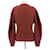 Lanvin Roter Wollpullover mit geknöpftem Schulter  - Ansicht 5