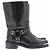 The Kooples Bottes noires à sangles en cuir - view 2
