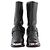 The Kooples Bottes noires à sangles en cuir - view 4