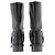 The Kooples Bottes noires à sangles en cuir - view 5