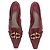 Bottega Veneta Décolleté "Madame" in pelle bordeaux Bordò - vista 6