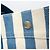 Hermès Cannes MM Baumwoll-Canvas Tote Bag Weiß Blau - Ansicht 9