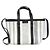 Borsa BARBES SMALL di Balenciaga Nero Bianco