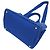 Prada Canapa Medium Size Canvas Shoulder/Tote Bag Blue - view 3