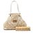 Louis Vuitton Braune Monogramm Tahitienne Cabas PM Beige - Ansicht 8