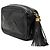 Camera Borsa a tracolla in pelle di agnello trapuntata nera CC di Chanel con frange Nero - vista 2