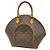 Borsa Louis Vuitton Monogram Ellipse MM M51126 Marrone