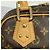 Borsa Louis Vuitton Monogram Manhattan PM Marrone - vista 10