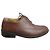 Autre Marque Derby Clerget in pelle marrone