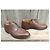 Autre Marque Derby Clerget in pelle marrone - vista 2