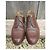Autre Marque Derby Clerget in pelle marrone - vista 3