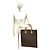 Borsa Sac Plat Louis Vuitton Marrone - vista 2