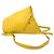Zaino in pelle con logo Anagram Loewe in giallo - vista 5