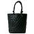 Bolsa de couro com logo Coco da linha Cambon da Chanel Preto