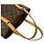 Louis Vuitton Vavin Monogram Leder Tote Bag Braun - Ansicht 4