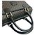 Céline Borsa in pelle con logo Triomphe Macadam di CELINE / Borsa Boston Marrone Nero - vista 4