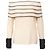 Top Off Shoulder Gianni Versace Couture - Años 90 Blanco Crudo