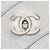Gabrielle Große Einkaufstasche Club Monaco aus metallischem Lammleder von Chanel Silber - Ansicht 10