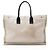 Saint Laurent Rive Gauche Große Tasche aus Canvas und Kalbsleder Braun Beige - Ansicht 3
