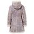 Abrigo largo de shearling para mujeres de Prada con capucha - '00s Castaño Beige - vista 3