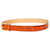 Leder-Gürtel mit eingeprägtem Tory Burch-Logo - '10s Orange - Ansicht 2