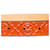 Leder-Gürtel mit eingeprägtem Tory Burch-Logo - '10s Orange - Ansicht 7