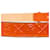 Leder-Gürtel mit eingeprägtem Tory Burch-Logo - '10s Orange - Ansicht 8