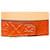 Leder-Gürtel mit eingeprägtem Tory Burch-Logo - '10s Orange - Ansicht 9