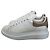 Sneakers Alexander McQueen Oversized in pelle bianca Bianco