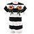 Gucci Mare Gothicum T-Shirt mit Blumenrandmuster Schwarz Weiß Grün Orange