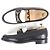 Autre Marque Mocassini in pelle Tricker's Nero Bianco - vista 4